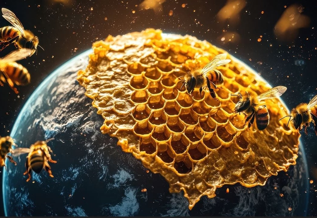Fresque des Abeilles 1